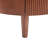 Vintage Round Nesting Coffee Table With Fluted Design And Convenient Drawer, Perfect For Elegant And Functional Living Spaces.
