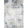 Tapis ivoire / bleu sarcelle Adelene