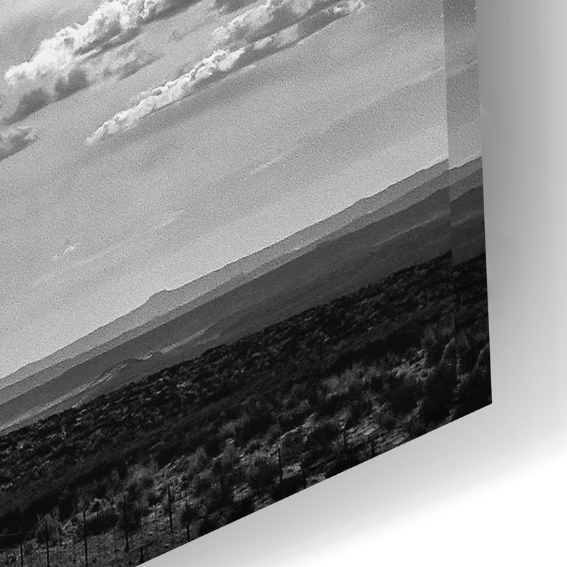 Art mural en verre acrylique Latitude Run® «Utah Skies» par Lynda White, H 16 po x l 24 po x P 0,2 po