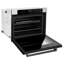 ZLINE 30 in. Autograph Wall Oven w/ Air Fry in Black Stainless Steel with Gold Handle-198249121-198249574