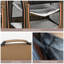 Sac de transport brun pour animal 39 po - Tissu respirant, caractéristiques de sécurité supplémentaires, transport pour chat, filet et combinaison de tissu avec coussins moelleux à ceinture fixe et sac pour le confort