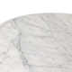 Brennan Marble Coffee Table - Large-White Calacatta Marble