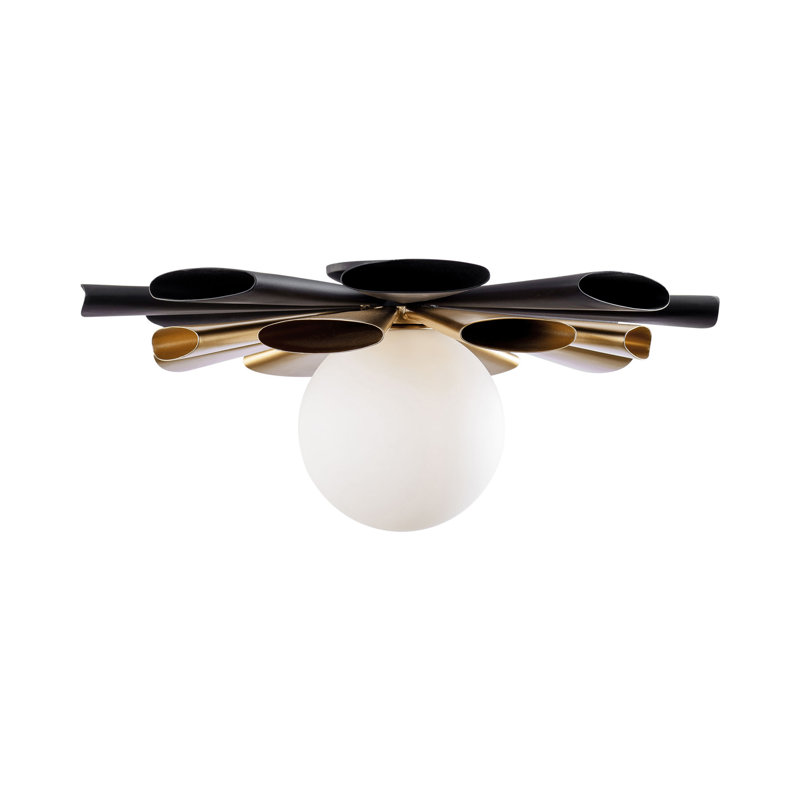 Plafonnier encastré convertible 1 litre Daphne, H 6 po x l 18 po x P 18 po