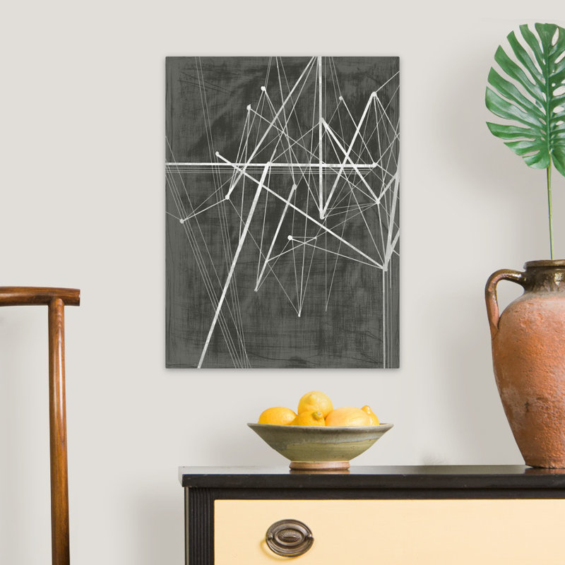 « Sommets II » par Ethan Harper-impression d’art graphique, Toile tendue, H 40 po x l 30 po x 1,25 po