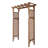 59.8'' W x 23.6'' D Solid Wood Arbor in Brown