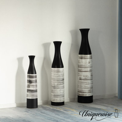 Vase de plancher en céramique fabriqué à la main