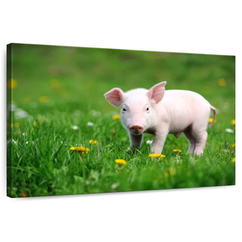 Brampt Spring Grass Pig, 20" H x 30" W