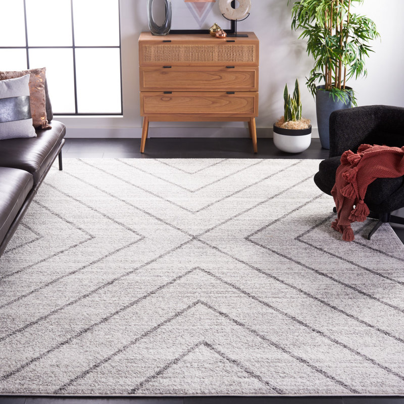 Janzen Performance Geometric Rug, Rectangle 8' x 10'