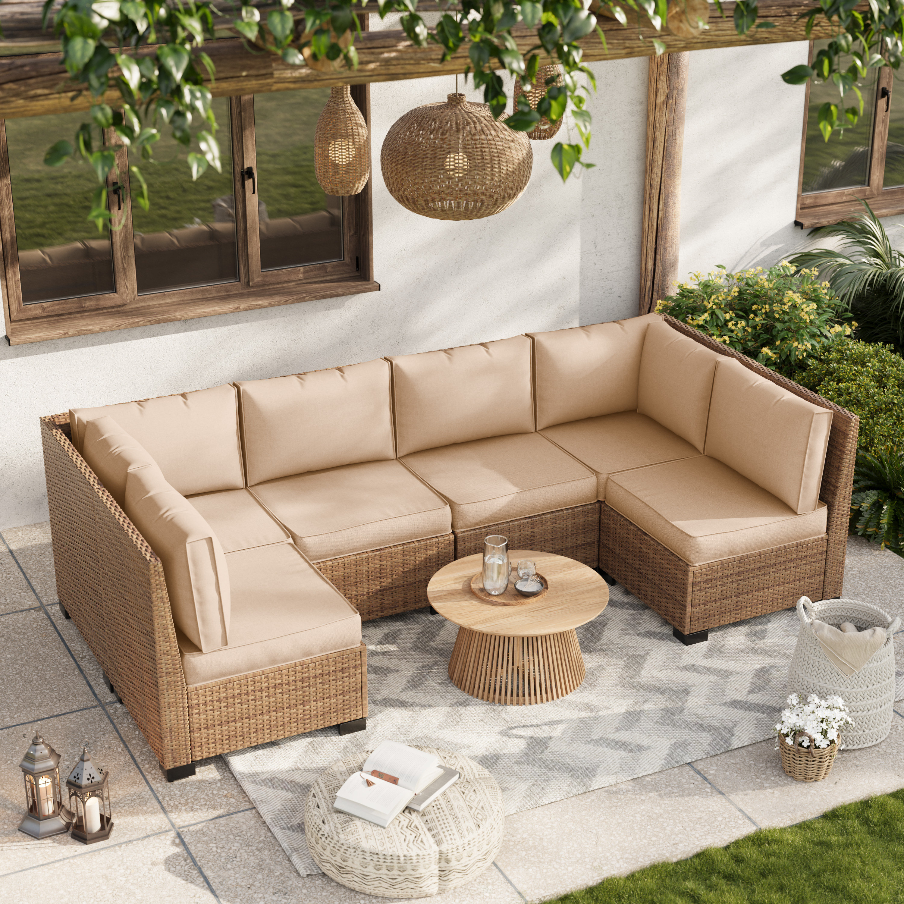 Patio Rattan Cube Set Cushions Rattan Cube Rattan Direct