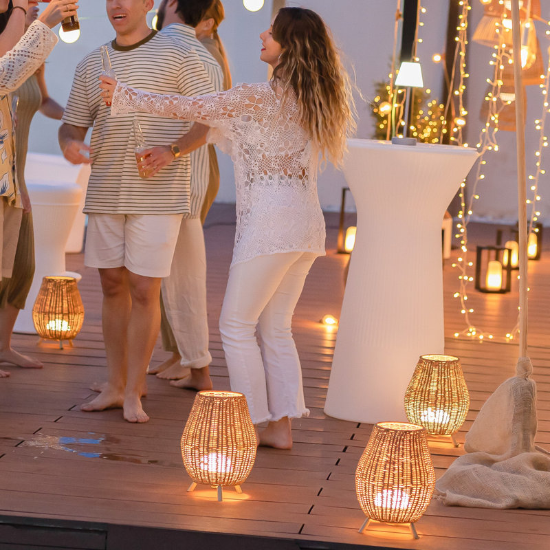 13'' Battery Powered Integrated LED Outdoor Table Lamp