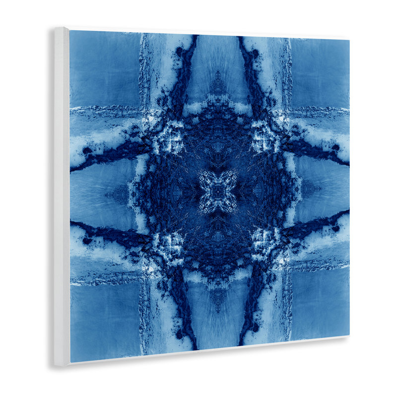 Art mural bleu par El Perkin