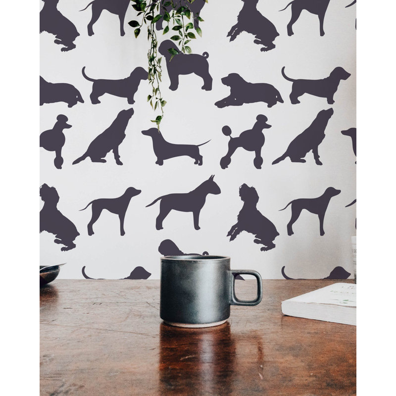 Dog Days Abstract Wallpaper Roll by Jamie Graney, Paper