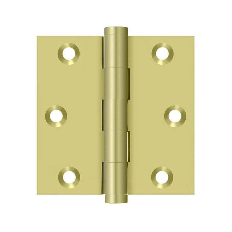 Hinge, Polished Brass
