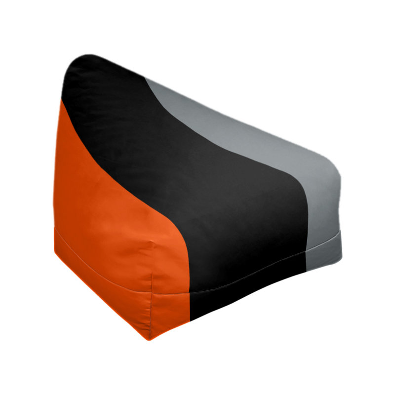 Housse de sac de pois, Orange / noir / argent, H 30 po x l 27 po x P 2 po