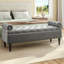 Ethelsville Upholstered Flip Top Storage Bench with Side Arms-1024502317