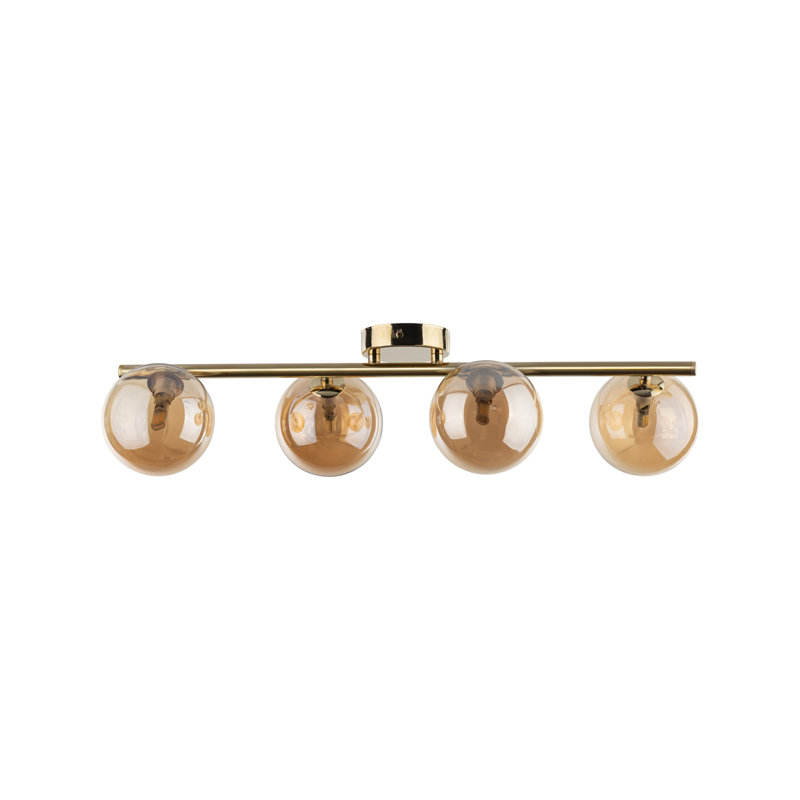 Aspers Glass Semi Flush Mount
