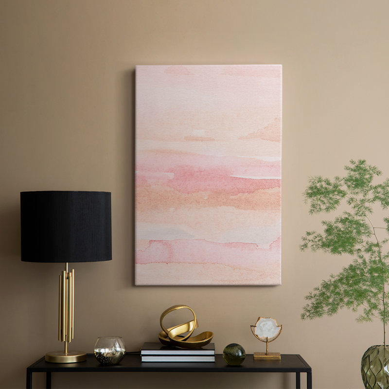 Rose Fade II - galerie Cavas sur mesure, H 60 po x l 40 po