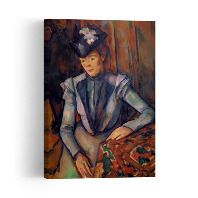 Woman In Blue 1900-02 Abstract Contemporary Wall Art Print