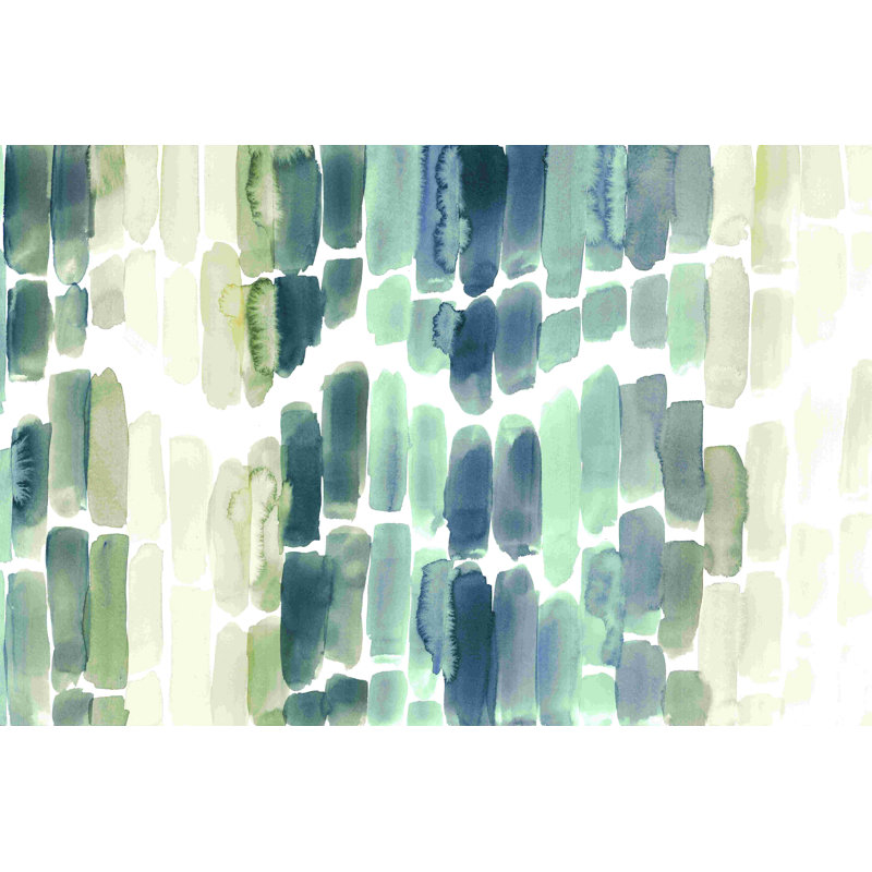 Coups d'aquarelle - peinture sur toile tendue, H 24 po x l 36 po
