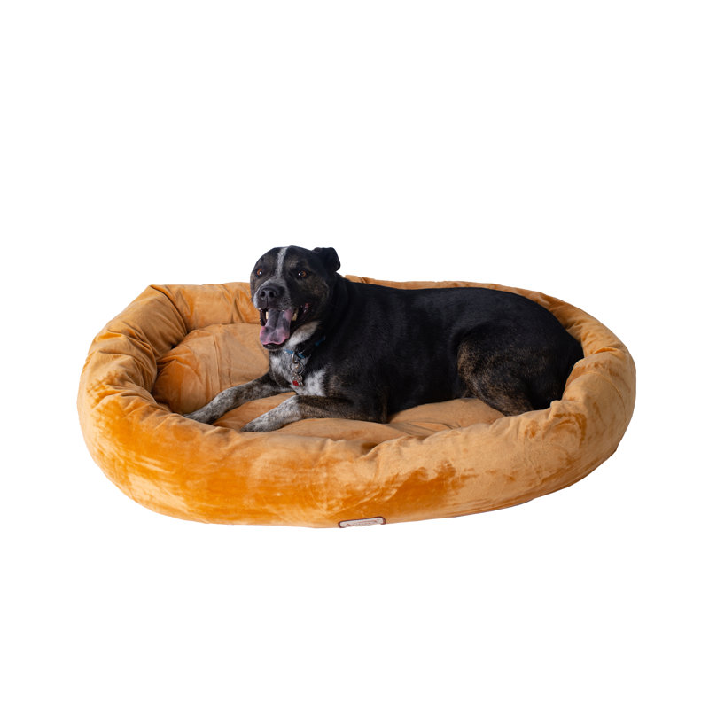 Beignet, Grand (l 43 po x P 31 po x H 6 po), Brun
