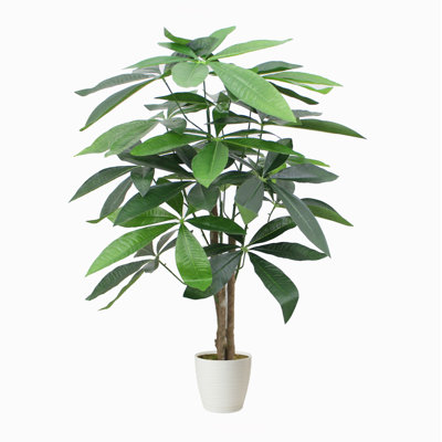 Faux Forsythia Plant in Planter