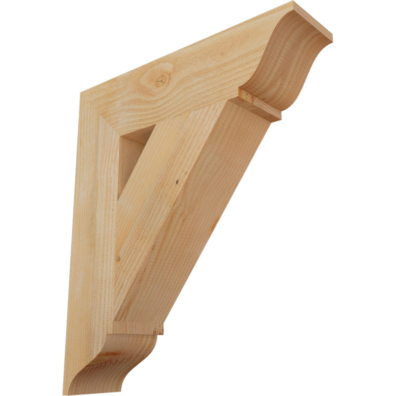 Support traditionnel, H 28 po x l 6 po x P 24 po, Douglas (sciage brut)