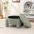 Upholstered Round Storage Ottoman-685145774