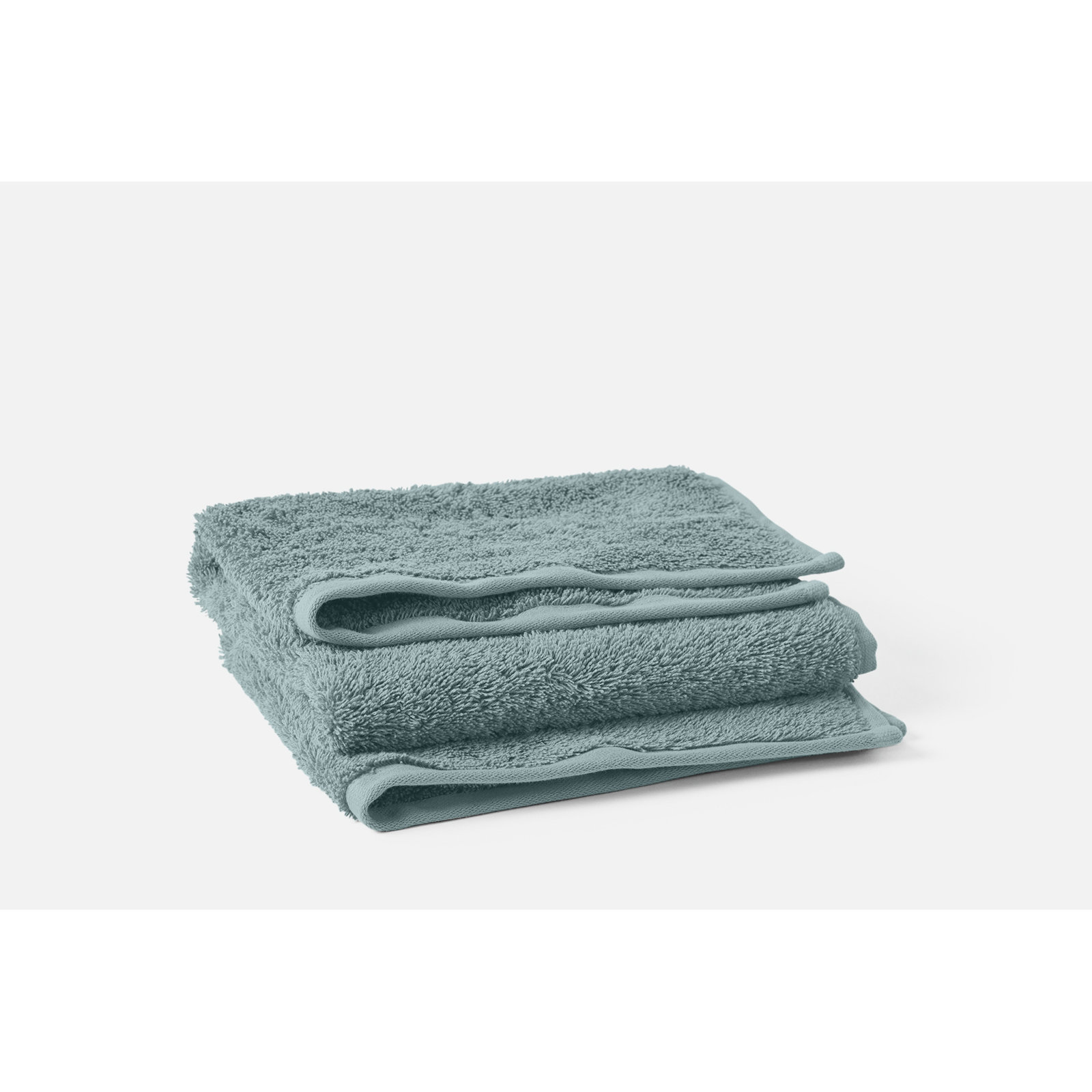 Cloud Loom Organic Bath Towel, Pacific Blue, Hand Towel - 1 Pack