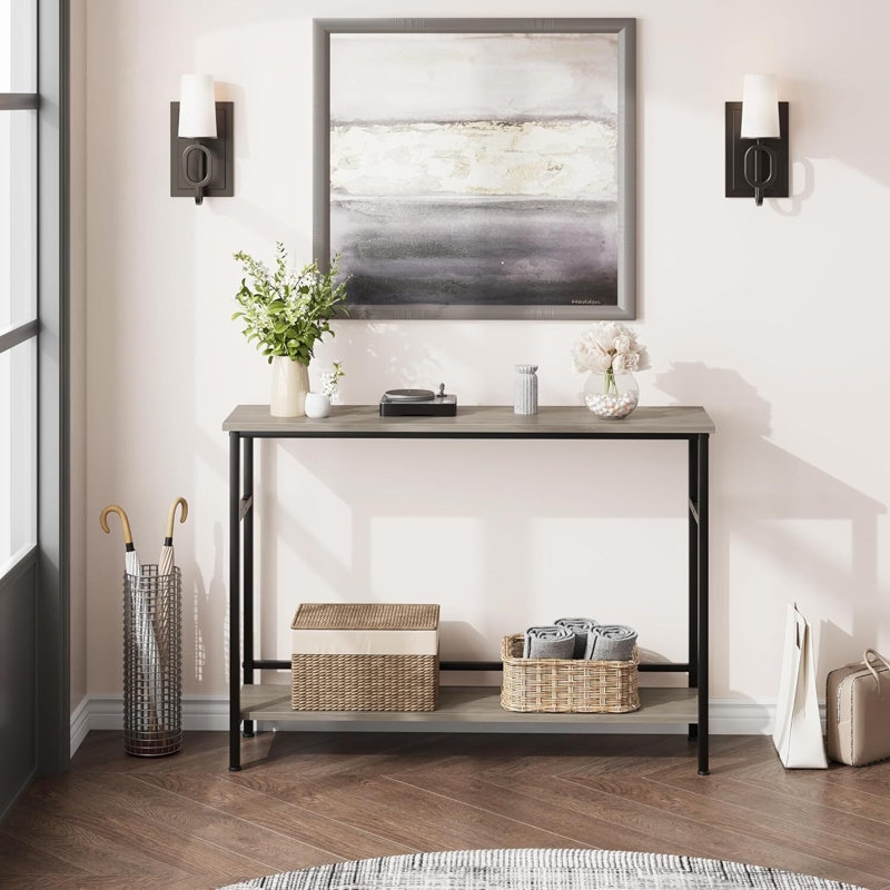Console Keehan de 39,5 po, Gris