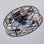 Ventilateurs de plafond encastrés 20 po avec lumières et télécommande-234346937