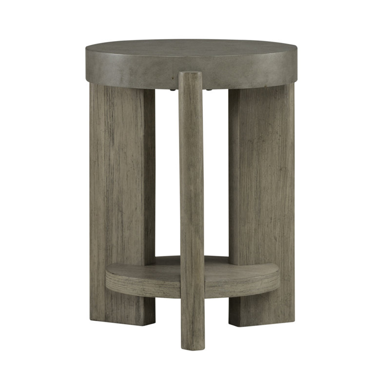 Barchetta 20" W End Table - Dusty Taupe