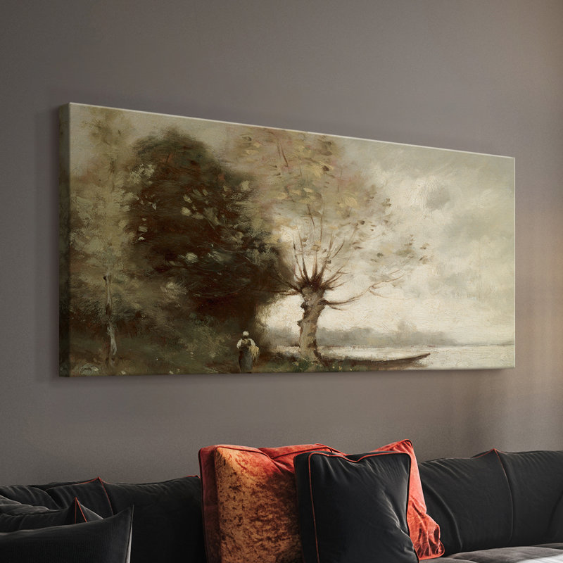 Landscape Series-MLXXIII- Gallery Wrapped Canvas -Ready to Hang, 16" H x 32" W
