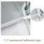 Porte de douche en verre trempé, 34-1 / 8 "x 72", demi-angle, douche de salle de bain, accessoire-123115401