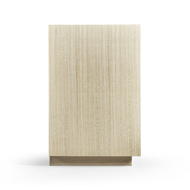 Water 1 - Drawer Solid Wood Nightstand