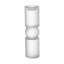 Porte-bougie moyen en verre D3.1X11-1384675395