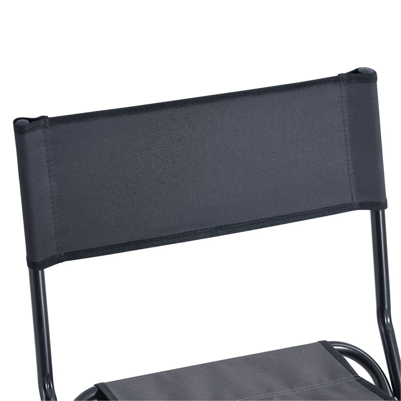 Portable Folding Chair With Versatile Functions For Outdoor Adventures, Grey