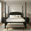 New Douglas Solid Wood Four Poster Bed-61272596-61272598
