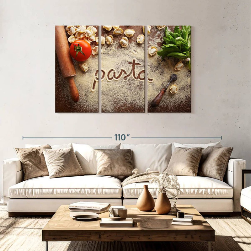 Yarlin Pasta Kitchen, 48" H x 74" W