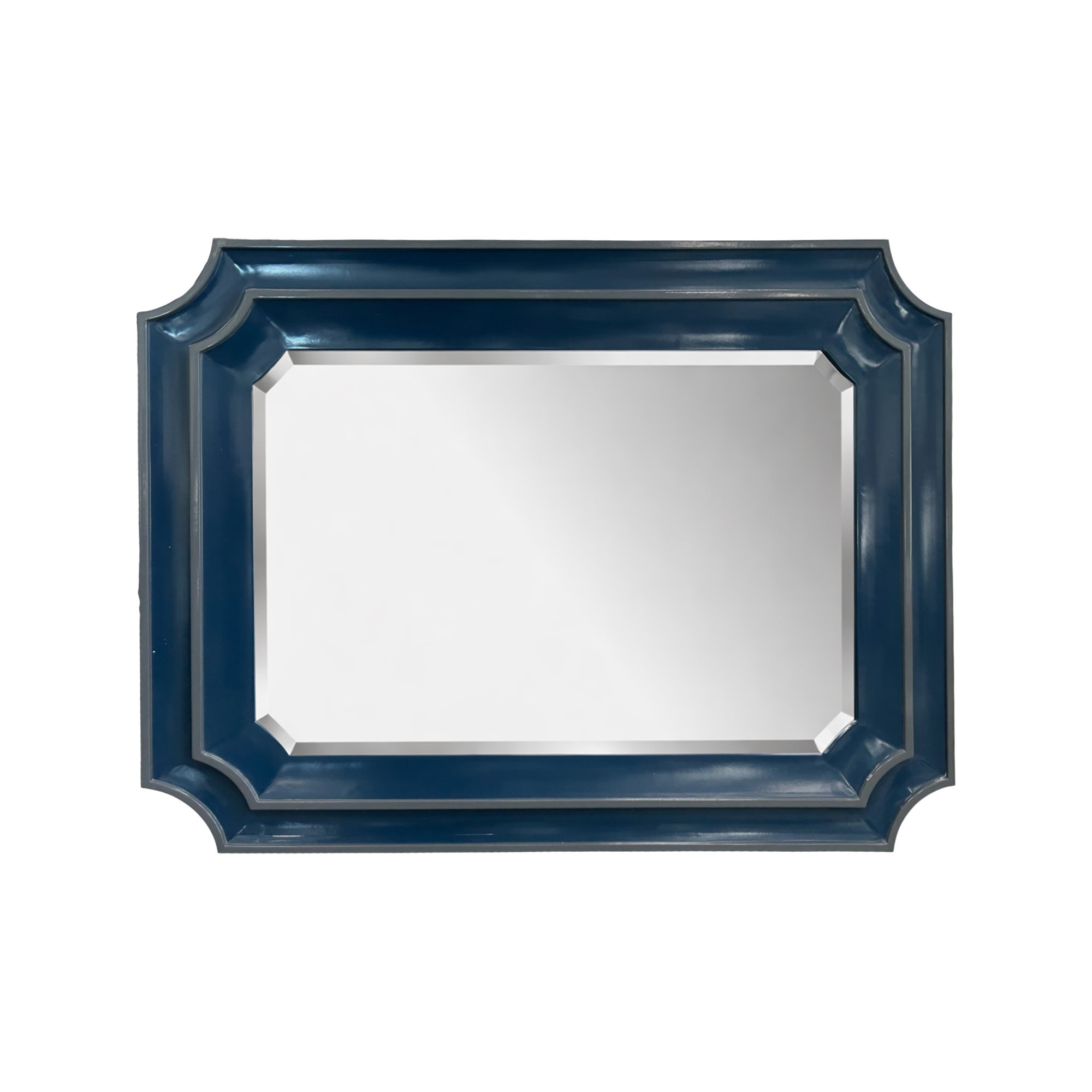 High-Density Polyethylene (HDPE) Rectangle Mirror, Navy
