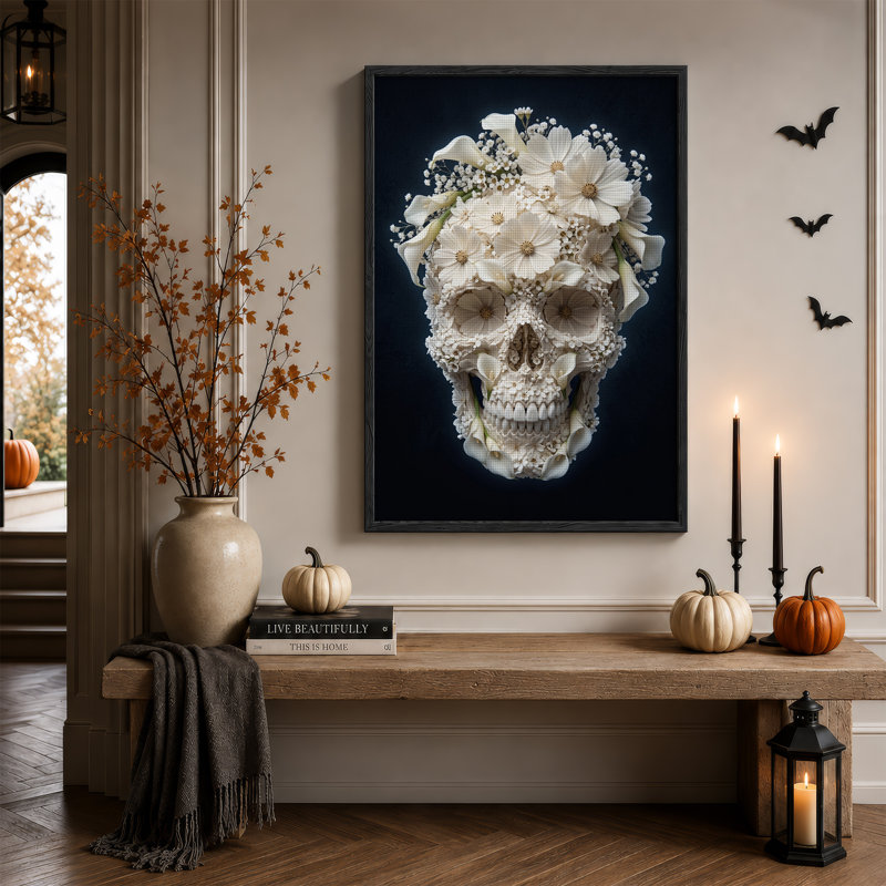 Art mural sur toile Halloween, H 24 po x l 18 po