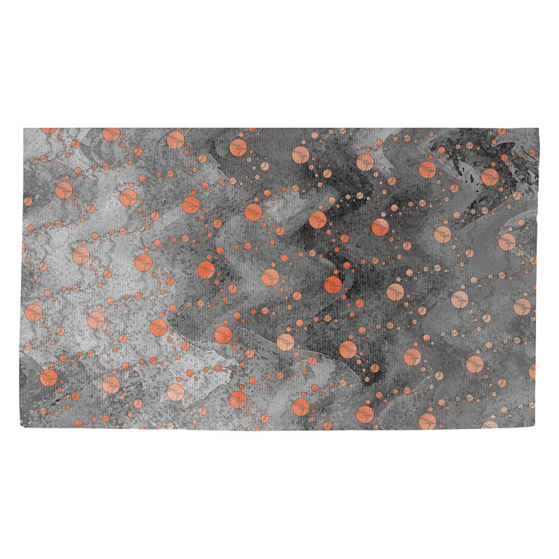 Tapis de planètes et d’étoiles noir/rose Avicia, Rectangle 2 pi 2 po x 3 pi 4 po