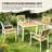 Outdoor Dining Furniture Set,5Pc Patio Table And Chairs Set