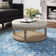 Kat Farmhouse Upholstered Storage Button-tufted Ottoman