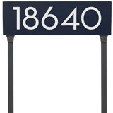 Floating 1-Line Lawn Address Sign
