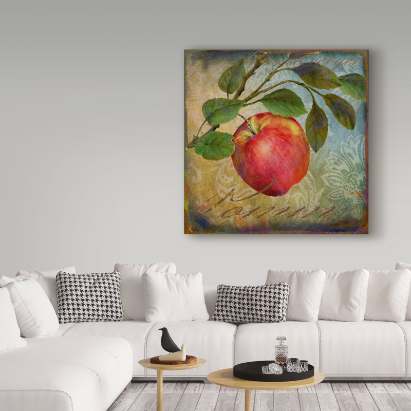 «From the Grove Apple» par Art Licensing Studio, reproduction d'art graphique sur toile tendue, H 18 po x l 18 po x P 2 po