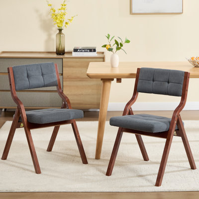 Chaise pliante rembourrée souple polyvalente: parfaite pour les repas et la détente