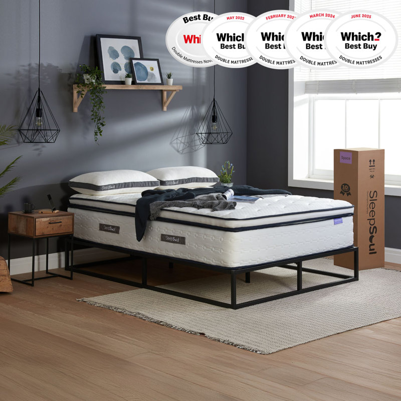 Crevan Pocket Sprung 2000 Mattress, Super King (6')