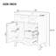 Armoire de salle de bain blanche avec tiroirs-14832423-14832422