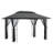 Dakota Fields Gazebo With Sidewalls Anthracite 4x3x2.7m Steel