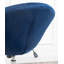 Fauteuil d'appoint pivotant rembourré à dossier capitonné-1528592586